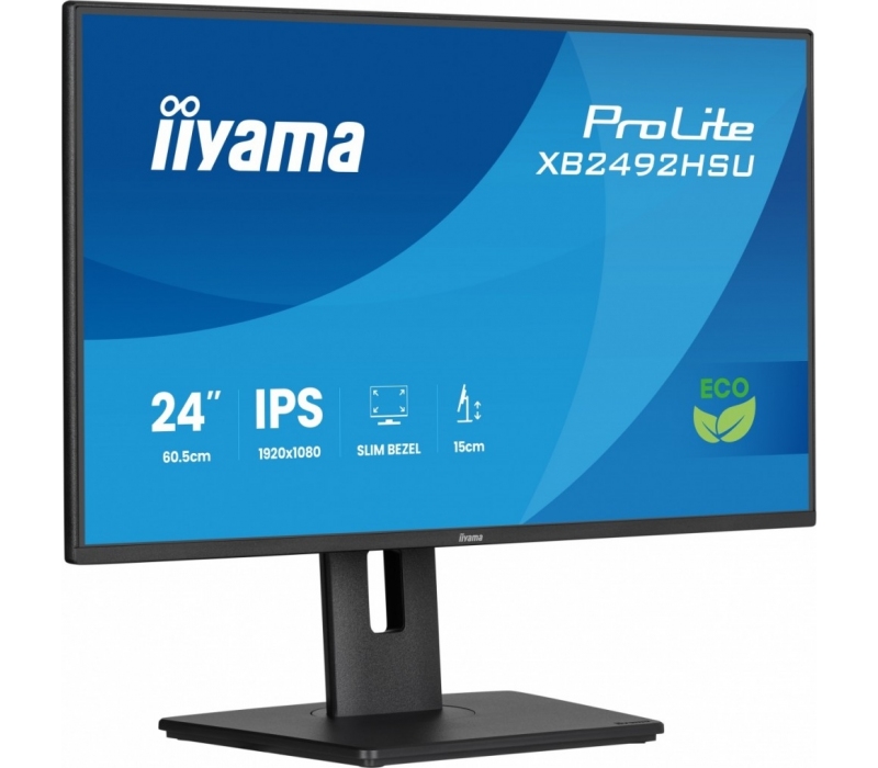 462514 Monitor IIYAMA ProLite/24" Full HD IPS/16:9/120 Hz/HDMI/DP/USB HUB/GŁOŚNIKI/PIVOT/3 lata carry-in