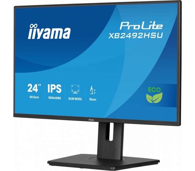 462515 Monitor IIYAMA ProLite/24" Full HD IPS/16:9/120 Hz/HDMI/DP/USB HUB/GŁOŚNIKI/PIVOT/3 lata carry-in