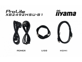 462529 Monitor IIYAMA ProLite/24" Full HD IPS/16:9/120 Hz/HDMI/DP/USB HUB/GŁOŚNIKI/PIVOT/3 lata carry-in