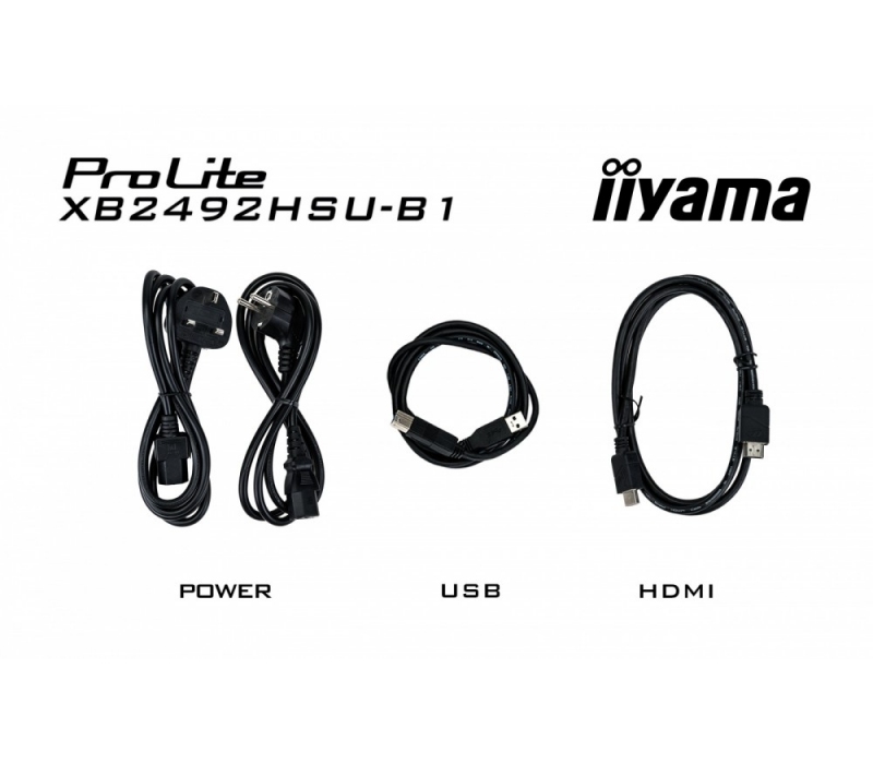 462529 Monitor IIYAMA ProLite/24" Full HD IPS/16:9/120 Hz/HDMI/DP/USB HUB/GŁOŚNIKI/PIVOT/3 lata carry-in