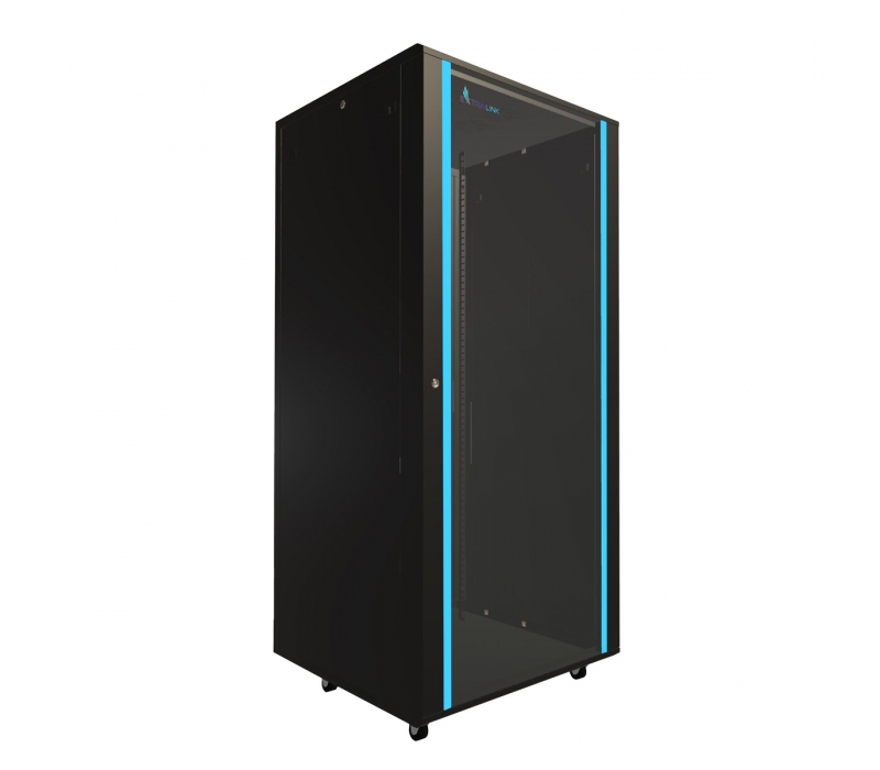 462613 Extralink Szafa rack 37U 800x800mm czarna stojąca 
