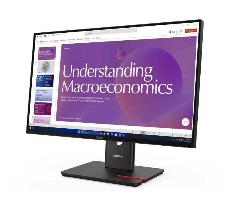 462769 Monitor Lenovo ThinkVision T24d-40/23,8" Full HD IPS/16:9/120 Hz/HDMI/2x DP/USB/RJ45/GŁOŚNIKI/PIVOT/3 lata carry-in
