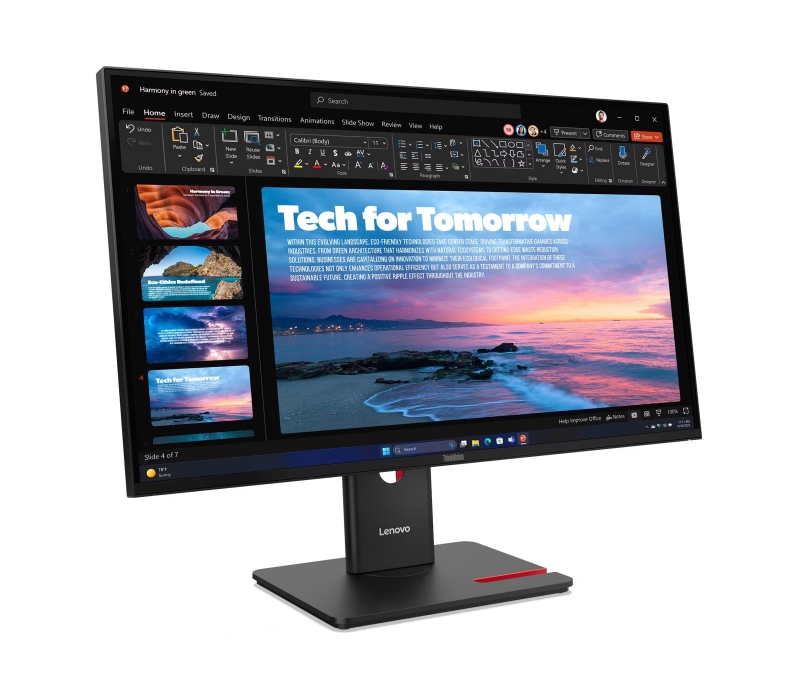 462794 Monitor Lenovo ThinkVision T27qd-40/27" WQHD IPS/16:9/120 Hz/HDMI/2x DP/USB/RJ45/CAM/PIVOT/3 lata carry-in