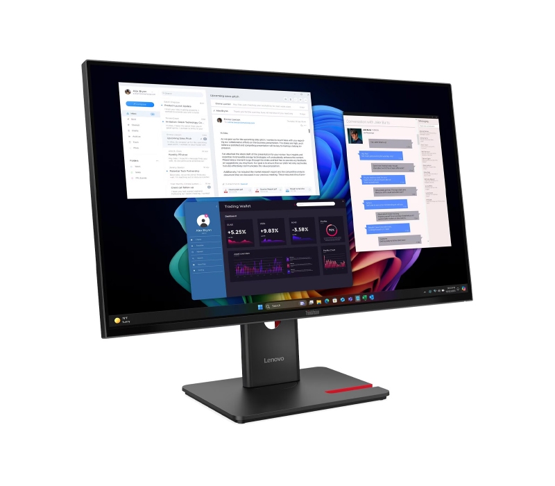 462868 Monitor Lenovo ThinkVision T27ud-40/27" 4K IPS/16:9/60 Hz/HDMI/DP/RJ45/USB HUB/CAM/PIVOT/3 lata carry-in