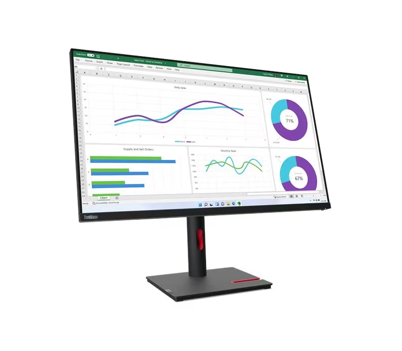 462886 Monitor Lenovo ThinkVision T32h-30/31,5" WQHD IPS/16:9/60 Hz/HDMI/DP/RJ45/USB HUB/PIVOT/3 lata carry-in