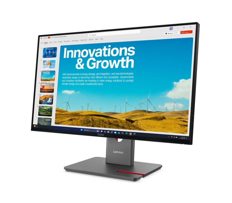 462923 Monitor Lenovo ThinkVision P24qd-40/23,8" WQHD IPS/16:9/120 Hz/HDMI/2x DP/USB HUB/RJ45/PIVOT/3 lata carry-in
