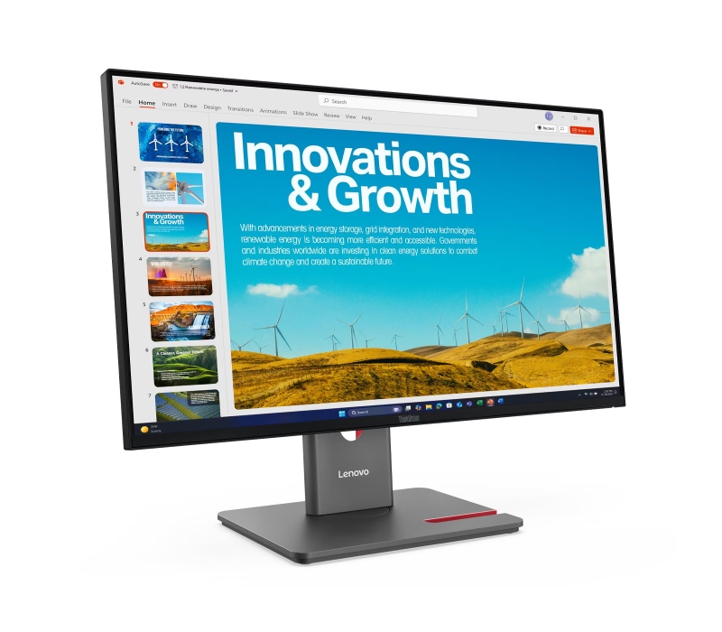 462924 Monitor Lenovo ThinkVision P24qd-40/23,8" WQHD IPS/16:9/120 Hz/HDMI/2x DP/USB HUB/RJ45/PIVOT/3 lata carry-in