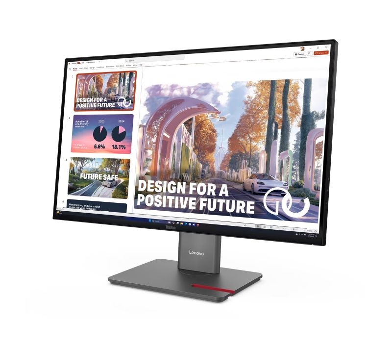463113 Monitor Lenovo ThinkVision P27qd-40/27" WQHD IPS/16:9/120 Hz/HDMI/2x DP/USB HUB/RJ45/PIVOT/3 lata carry-in