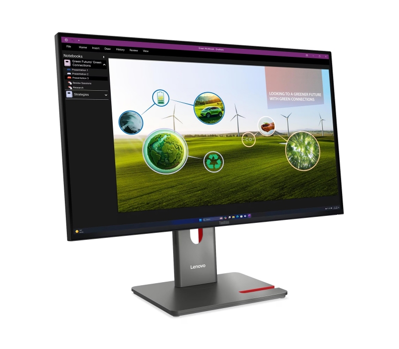 463127 Monitor Lenovo ThinkVision P27q-40/27" WQHD IPS/16:9/120 Hz/HDMI/2x DP/USB HUB/PIVOT/3 lata carry-in