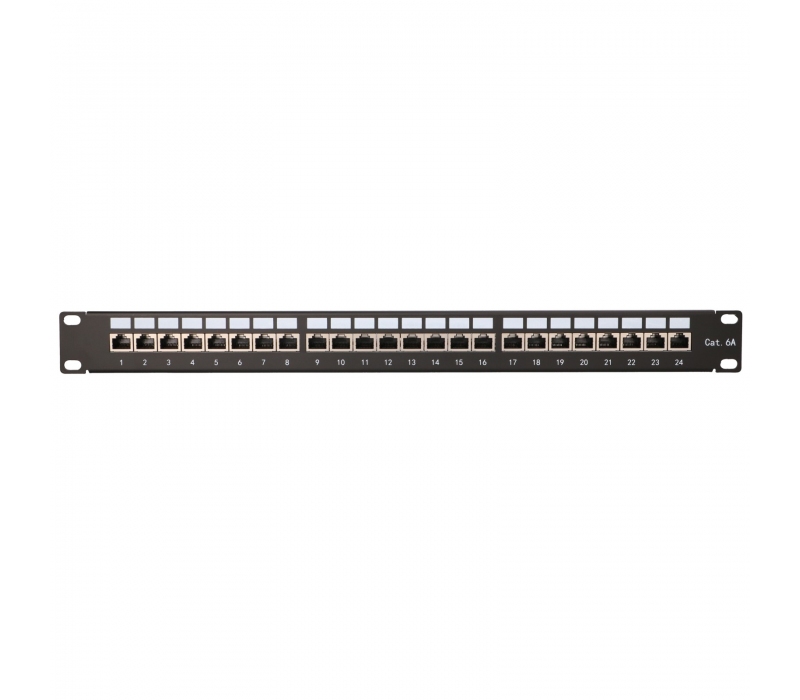 463189 Extralink CAT6A STP | Patchpanel | 24 porty