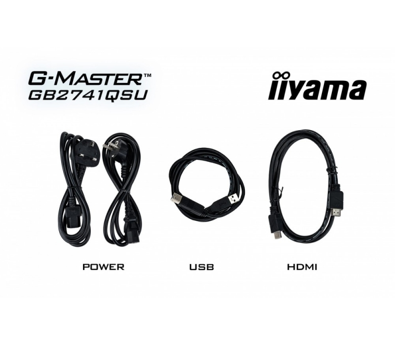 463303 Monitor IIYAMA G-Master Black Hawk/27" WQHD IPS/16:9/144 Hz/HDMI/DP/USB 2.0/GŁOŚNIKI/PIVOT/3 lata carry-in