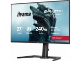 463356 Monitor IIYAMA G-Master Red Eagle/27" Full HD IPS/16:9/240 Hz/2x HDMI/DP/USB HUB/GŁOŚNIKI/PIVOT/3 lata carry-in