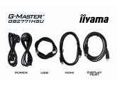 463365 Monitor IIYAMA G-Master Red Eagle/27" Full HD IPS/16:9/240 Hz/2x HDMI/DP/USB HUB/GŁOŚNIKI/PIVOT/3 lata carry-in