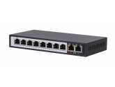 463404 Extralink Switch Perses 8X EX-SG1008PE 10/100/1000M TX PoE AT/AF,  2X GE SFP Full Gigabit PoE 