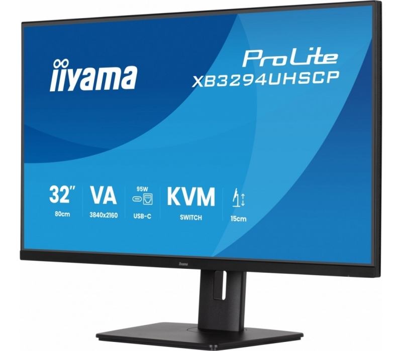 463484 Monitor IIYAMA ProLite/31,5" 4K VA/16:9/60 Hz/2x HDMI/DP/USB HUB/GŁOŚNIKI/PIVOT/3 lata carry-in