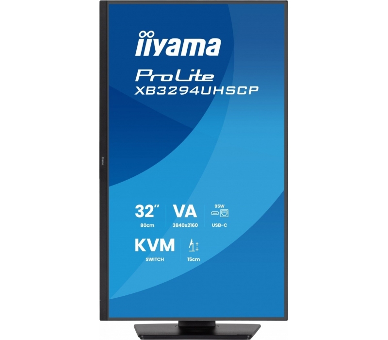 463490 Monitor IIYAMA ProLite/31,5" 4K VA/16:9/60 Hz/2x HDMI/DP/USB HUB/GŁOŚNIKI/PIVOT/3 lata carry-in