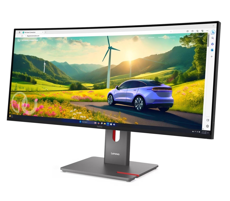463580 Monitor Lenovo ThinkVision P34wd-40/34" UWQHD IPS/21:9/120 Hz/3800R/HDMI/2x DP/USB HUB/RJ45/GŁOŚNIKI/3 lata carry-in
