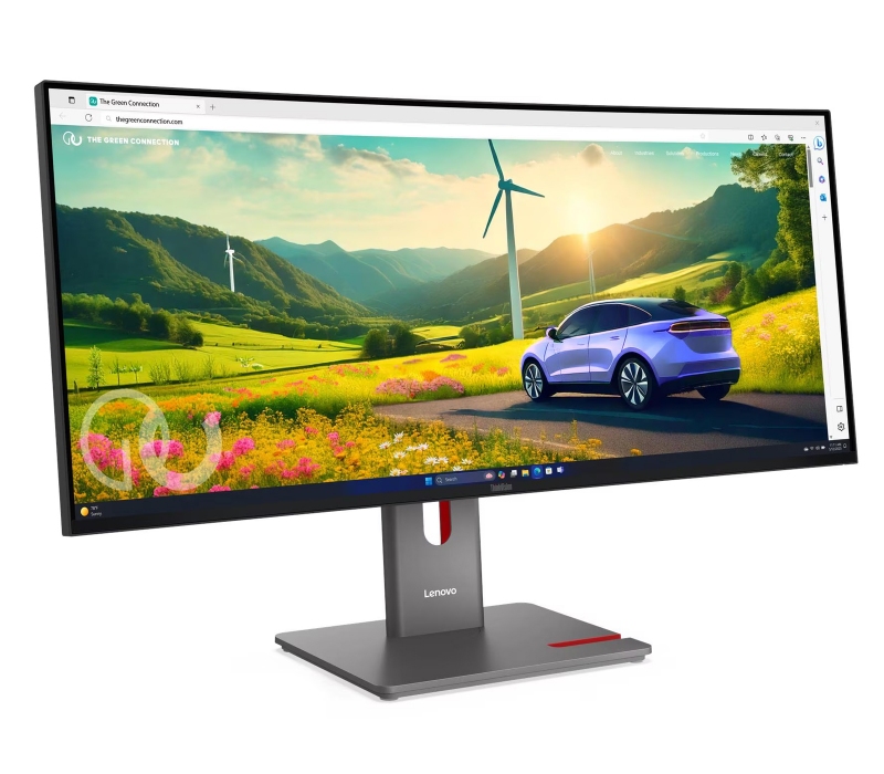 463581 Monitor Lenovo ThinkVision P34wd-40/34" UWQHD IPS/21:9/120 Hz/3800R/HDMI/2x DP/USB HUB/RJ45/GŁOŚNIKI/3 lata carry-in