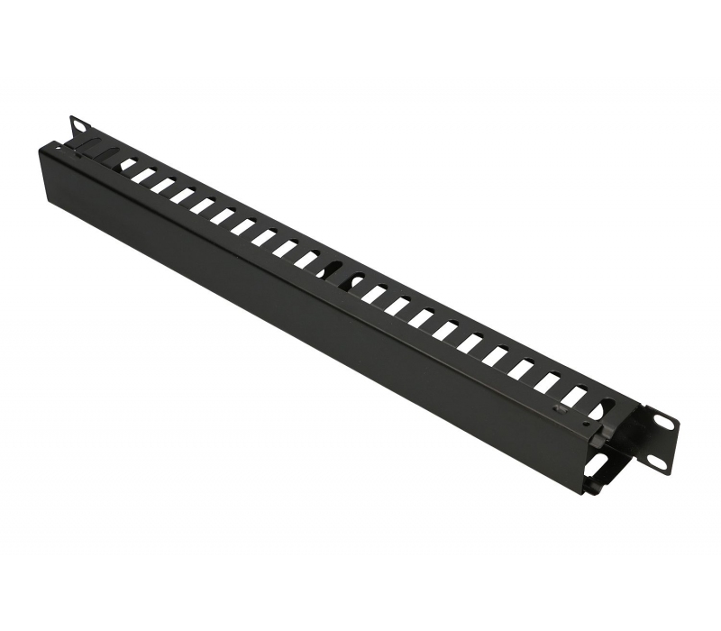 463677 Extralink Organizer kabli 1U 19 cali z osłoną