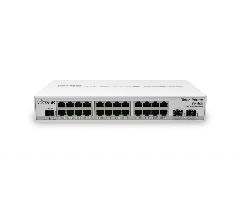 463692 Mikrotik Przełącznik 24xGbE 2xSFP+  CRS326-24G-2S+IN 