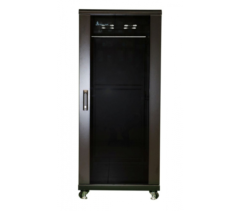 463693 Extralink Szafa rack 32U 600x1000mm czarna stojąca
