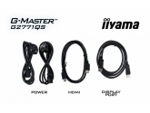463967 Monitor IIYAMA G-Master Red Eagle/27" WQHD IPS/16:9/200 Hz/2x HDMI/DP/USB HUB/GŁOŚNIKI/3 lata carry-in