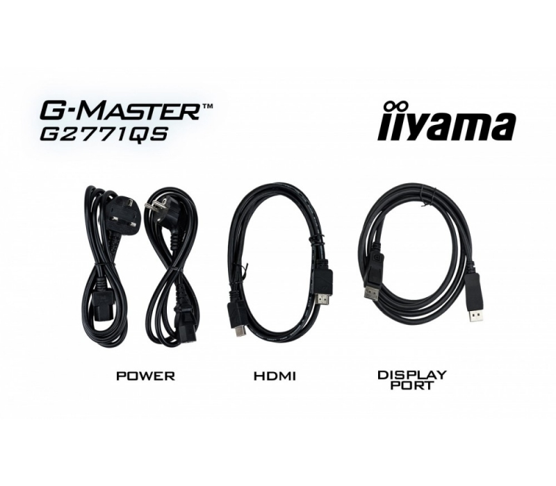 463967 Monitor IIYAMA G-Master Red Eagle/27" WQHD IPS/16:9/200 Hz/2x HDMI/DP/USB HUB/GŁOŚNIKI/3 lata carry-in