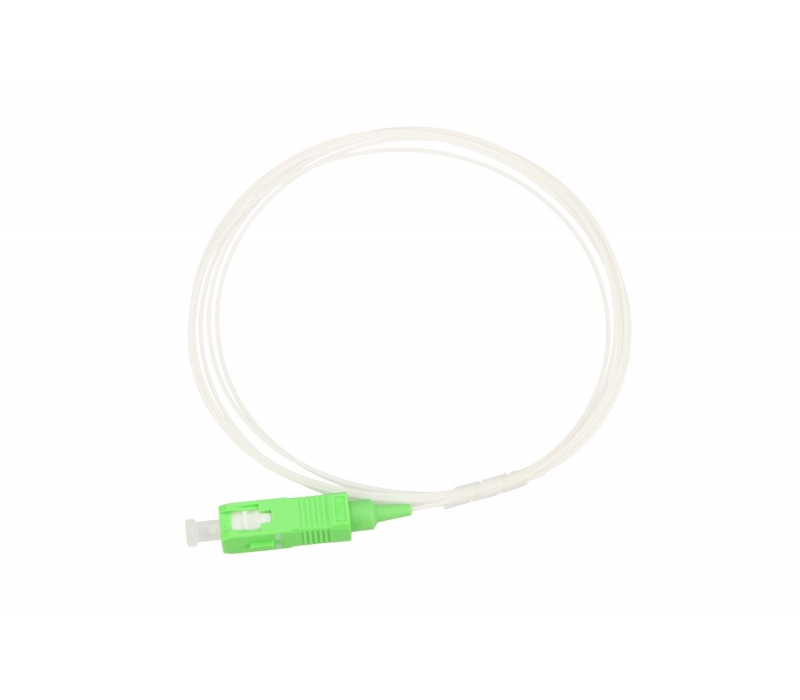 464067 Extralink SC/APC | Pigtail | Jednomodowy, 900um G.657A 1,5m, Easy strip, biały