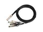 464195 Extralink QSFP+ DAC | Kabel QSFP+ | DAC, 40Gbps do 4x 10Gbps 3m, 30AWG