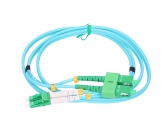 464254 Extralink SC/APC-LC/APC | Patchcord | Wielomodowy, OM3, Duplex, 3mm, 5m