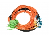 464275 Extralink SC/APC-LC/PC | multipatchcord | SM 24F 7M, rozszycie 1m