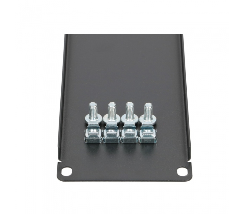464342 Extralink 2U 19" | Panel frontowy | Czarny