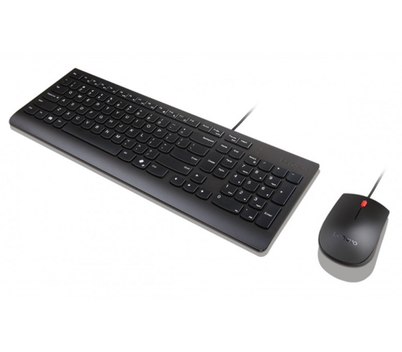 464396 Lenovo Accessories  Essential Wired Keyboard and Mouse Combo - US Euro 