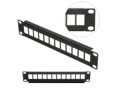464446 Extralink 12 Portów 10" | Patchpanel | Modularny, 12 portów