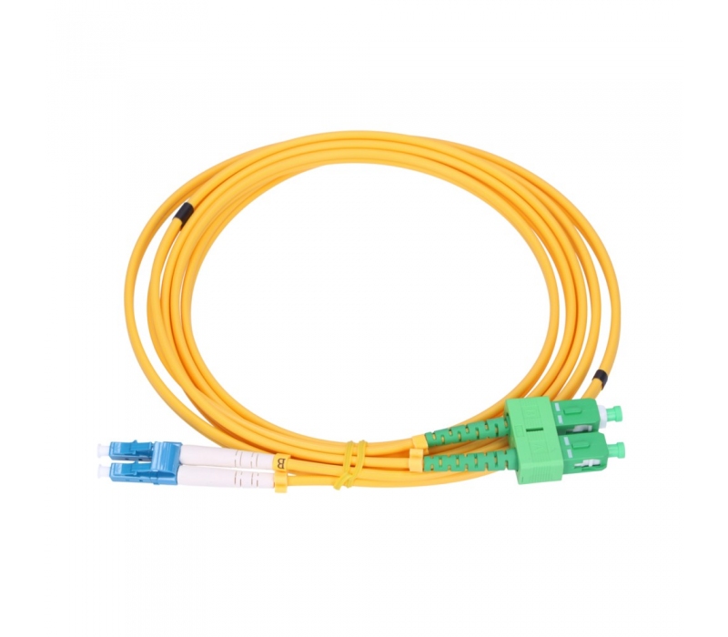 464465 Extralink SC/APC-LC/PC | Patchcord | Jednomodowy, Duplex, 9/125um, 2mm, 1.5m
