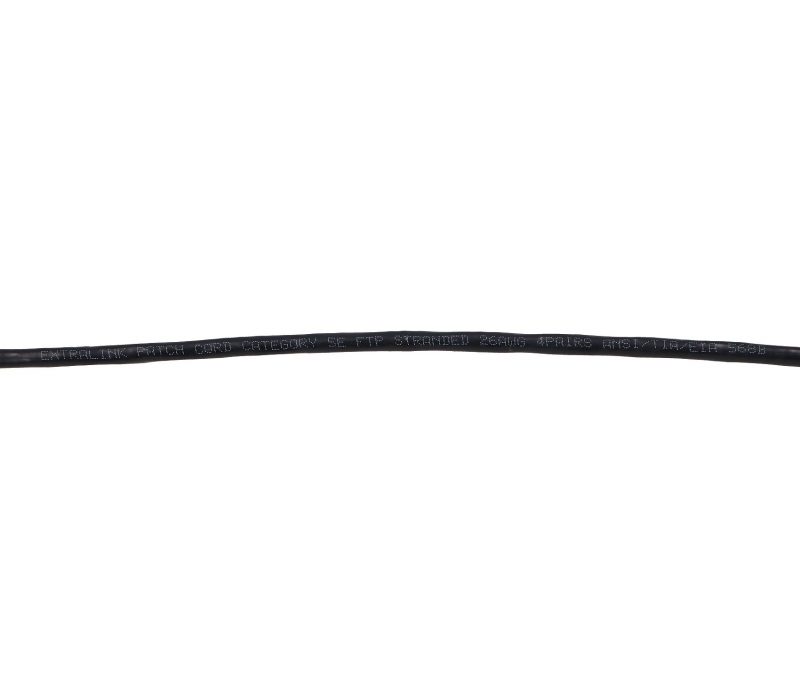 464471 Extralink Kat.5e FTP 1m | Patchcord LAN | Miedź Kabel sieciowy skrętka