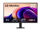 Monitor LG 27U631A-B *27" WQHD IPS *16:9 *100 Hz *HDMI *USB-C *AUDIO *1 rok carry-in