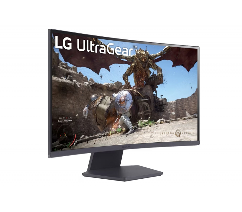 464825 Monitor LG UltraGear/27" WQHD VA/16:9/180 Hz/1000R/HDMI/DP/AUDIO/2 lata carry-in