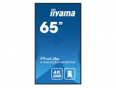 464866 Monitor IIYAMA ProLite/64,5" 4K VA/16:9/60 Hz/3x HDMI/RS-232/USB 2.0/RJ45/WiFi/GŁOŚNIKI/3 lata carry-in