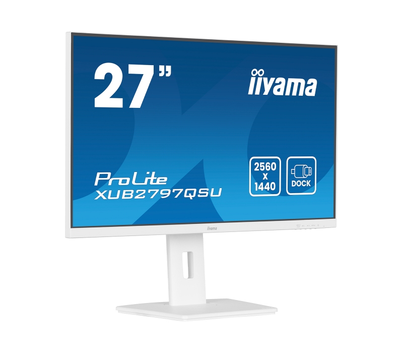 465016 Monitor IIYAMA ProLite/27" WQHD IPS/16:9/100 Hz/HDMI/DP/USB HUB/GŁOŚNIKI/PIVOT/5 lat carry-in