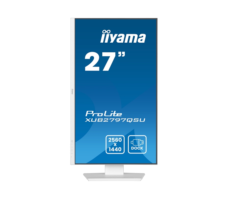 465017 Monitor IIYAMA ProLite/27" WQHD IPS/16:9/100 Hz/HDMI/DP/USB HUB/GŁOŚNIKI/PIVOT/5 lat carry-in