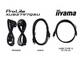 465023 Monitor IIYAMA ProLite/27" WQHD IPS/16:9/100 Hz/HDMI/DP/USB HUB/GŁOŚNIKI/PIVOT/5 lat carry-in