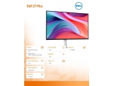 465102 Monitor 27" IPS Dell 210-BSZF 1920x1080  16:9 Biały