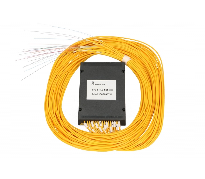465207 Extralink 1:32 PLC | Splitter | 2,0mm, 1,5m, G657A, moduł ABS, bez złącz