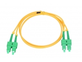 465619 Extralink SC/APC-SC/APC | Patchcord | PVC, Jednomodowy, Duplex, G.657A, 3mm, 3m