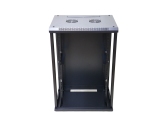 465686 Extralink Szafa rack 18U 600x600mm czarna wisząca