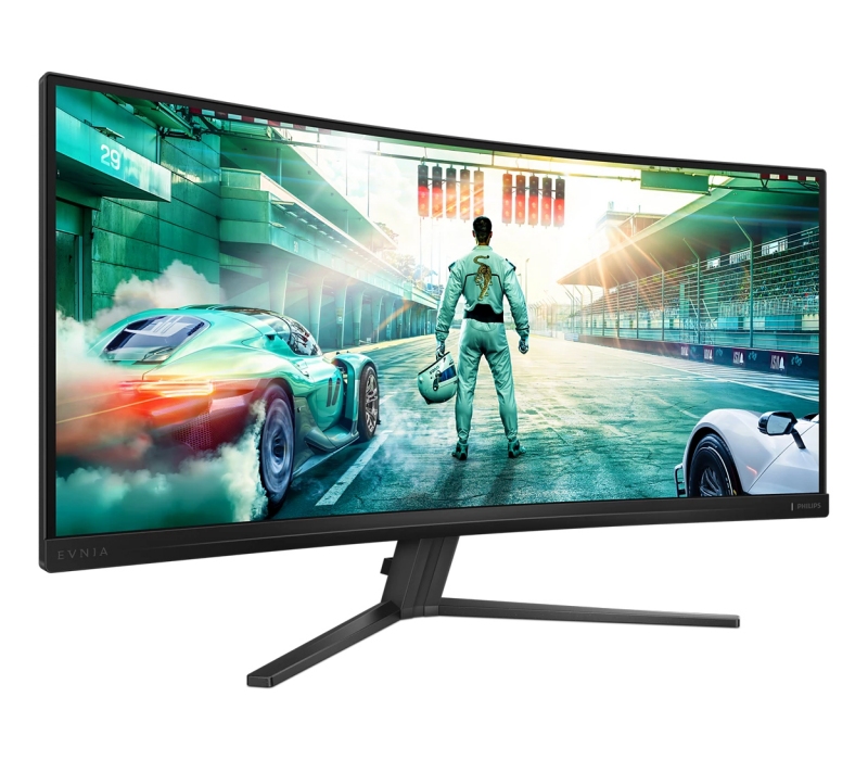 466055 Monitor Philips Evnia 3000/34" UWQHD VA/21:9/180 Hz/1500R/2x HDMI/DP/AUDIO/3 lata carry-in