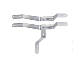 466506 Extralink K250 | Uchwyt masztu | 250mm, z cybantami M8, stal, ocynk