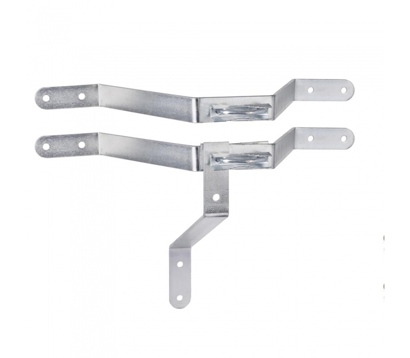 466506 Extralink K250 | Uchwyt masztu | 250mm, z cybantami M8, stal, ocynk