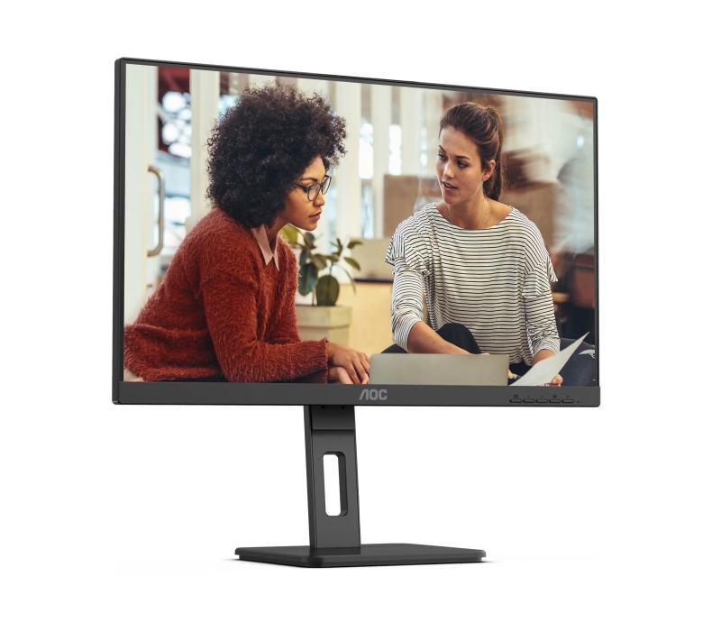 466509 Monitor AOC 24E3QAF/27" Full HD IPS/16:9/100 Hz/HDMI/DP/VGA/GŁOŚNIKI/PIVOT/3 lata carry-in